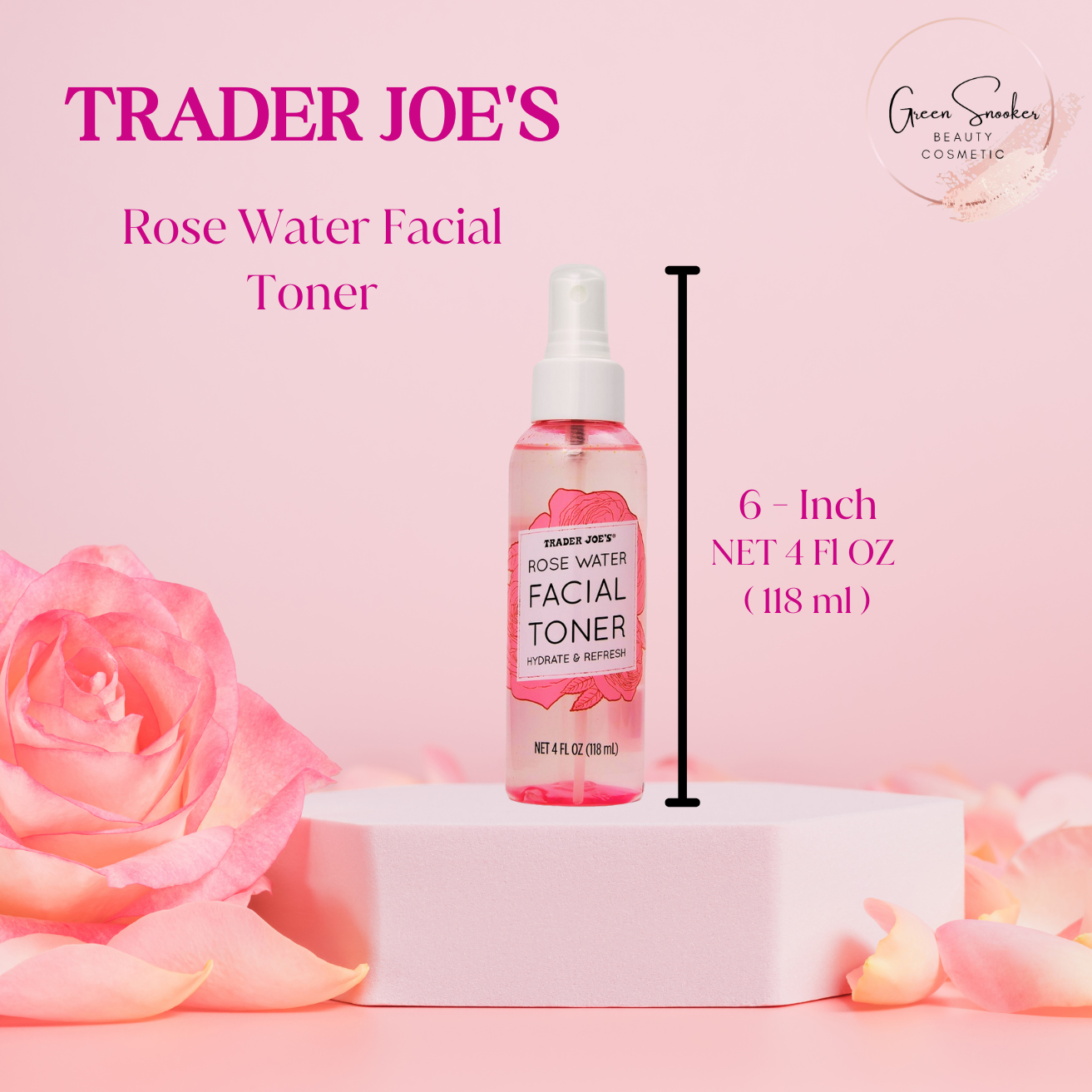 Trader Joe's, Rose Water Facial Toner