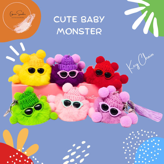 Keychain, Cute Baby Monster, Bag Pendant