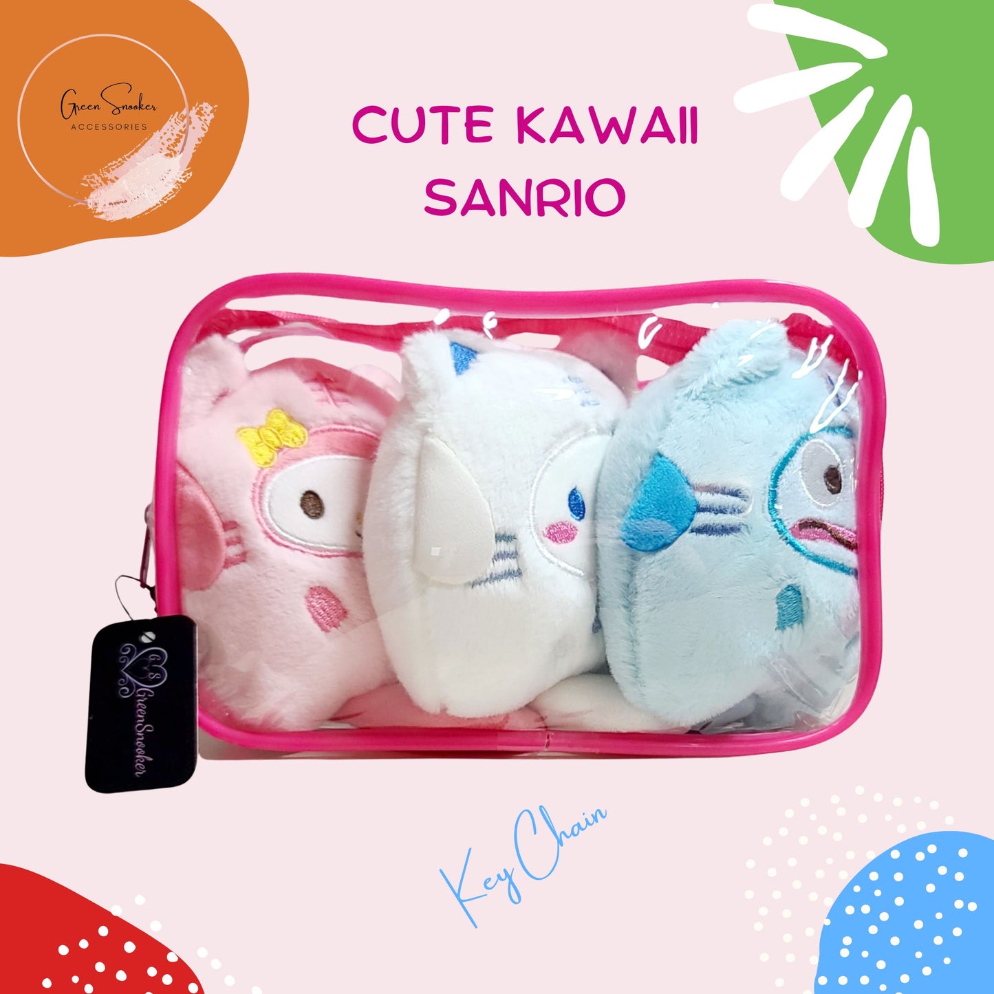 Keychain, Cute Kawaii Sanrio