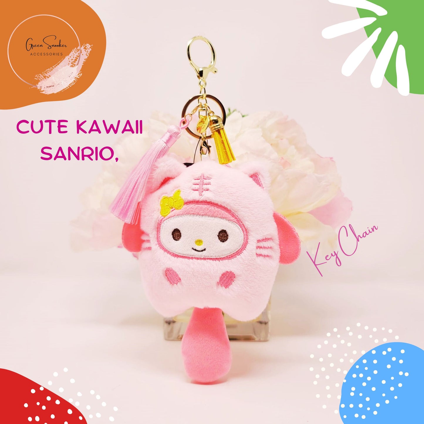 Keychain, Cute Kawaii Sanrio