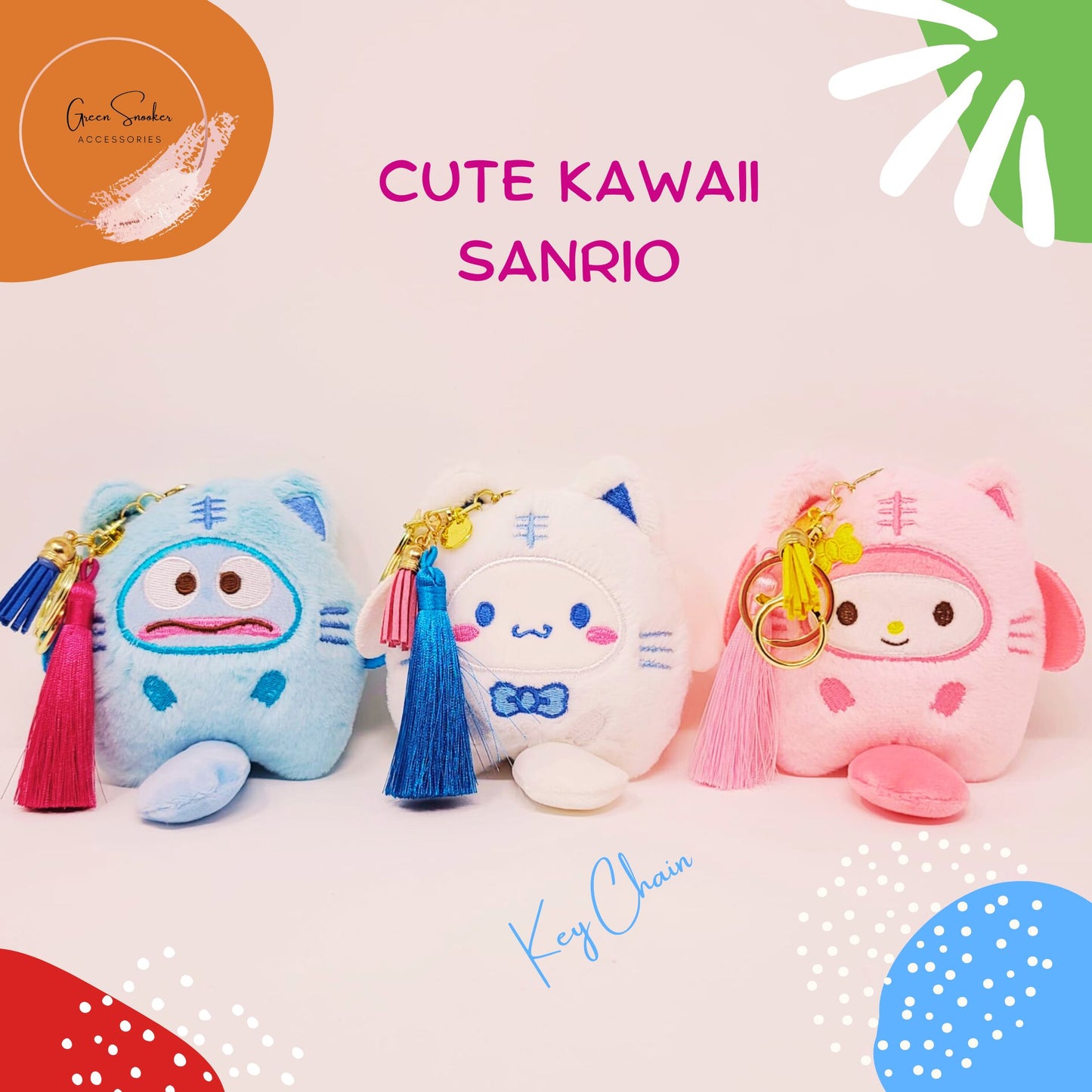 Keychain, Cute Kawaii Sanrio