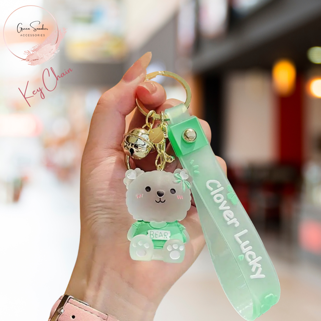 Keychain, Cute Bear, Resin