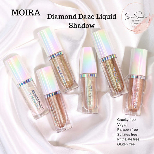 Moira Cosmetics, Diamond Daze Liquid EyeShadow, 34 Colors