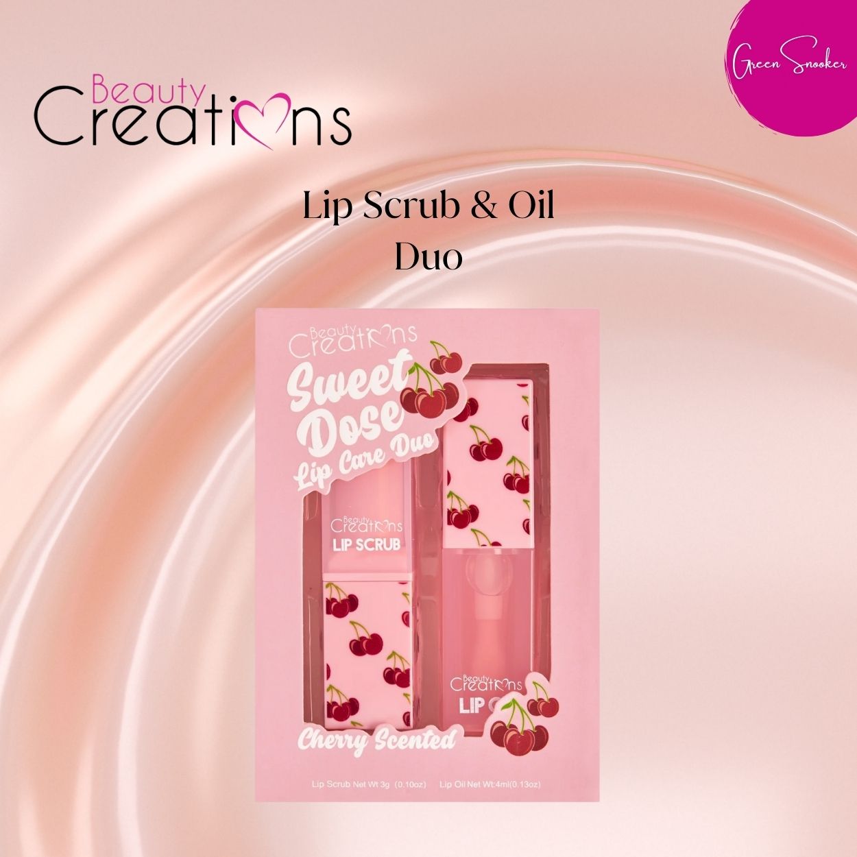 Beauty  Creations, Sweet Dose , Lip Oil & Lip Scrub Set