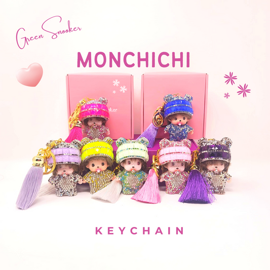 Keychain, Cute Monchichi Tassel, bag pendant
