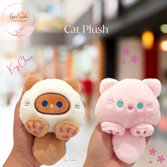 Keychain, Cute Cat Plush, bag pendant