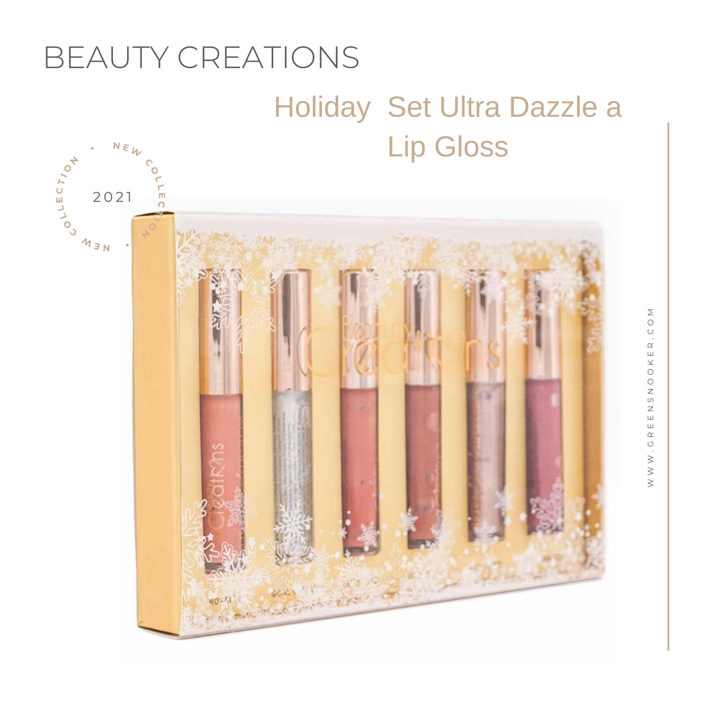 Beauty Creations, Holiday Set Ultra Dazzle Lip gloss - Set