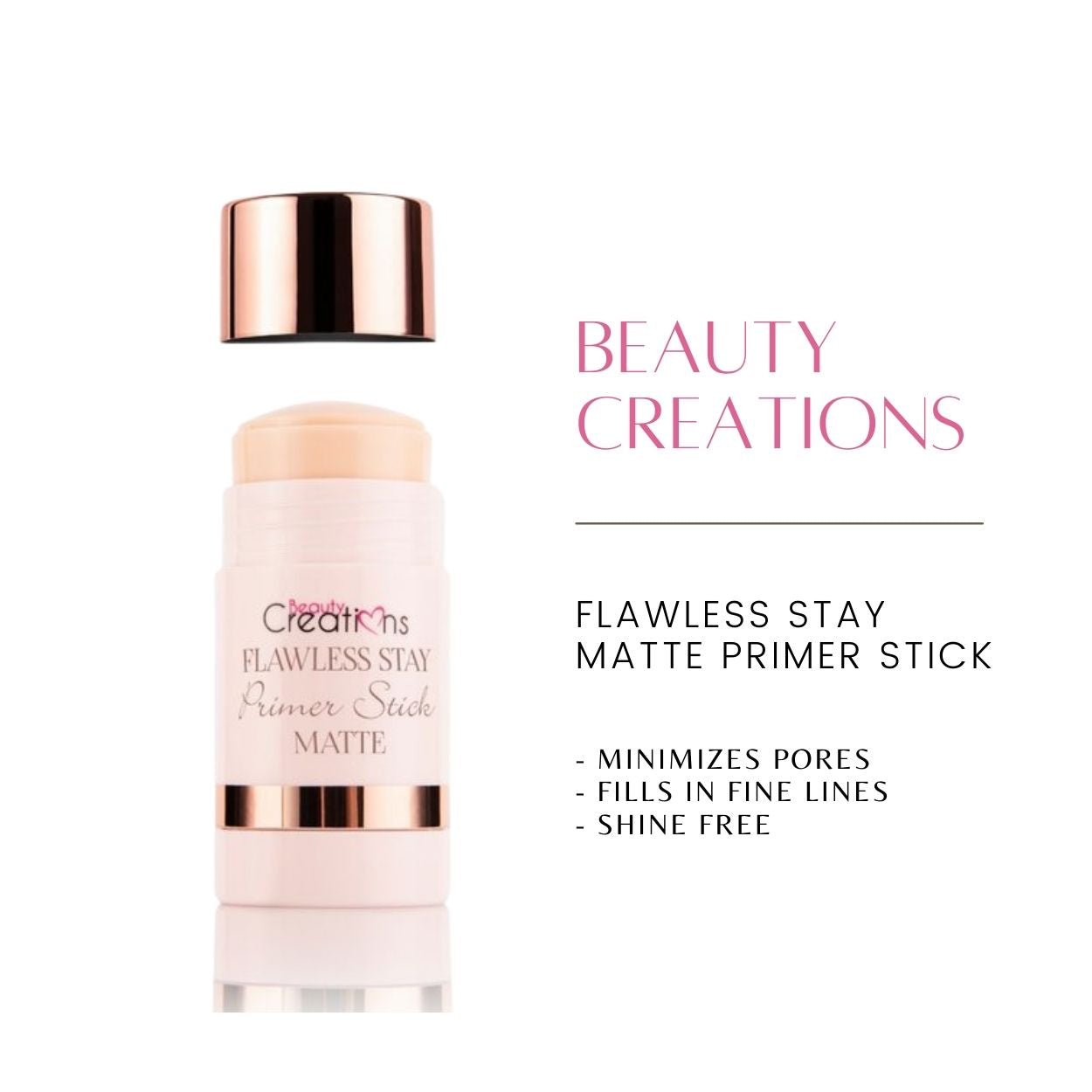 Beauty Creations, Flawless Stay Matte Primer Stick